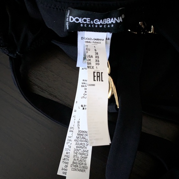 Dolce & Gabbana Black Beachwear - Picture 7 of 8